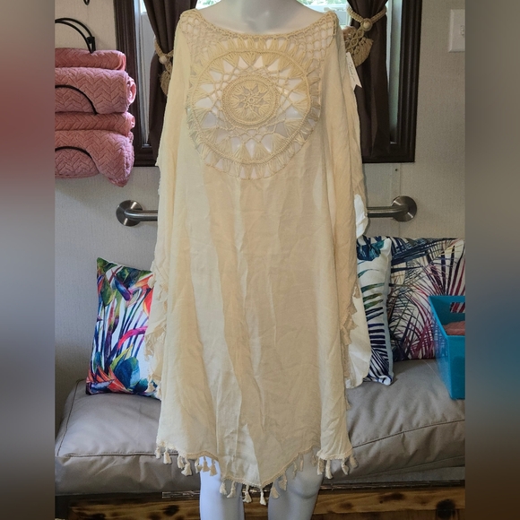 NEW!  Swim Suit Cochet Cover Up - Picture 6 of 10